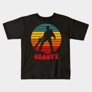 Vintage Groovy Horror Movie Quote 80's Retro Kids T-Shirt